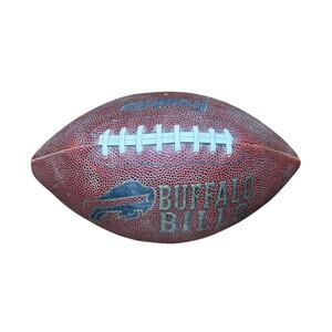 Vtg Franklin Buffalo Bills Football With Team Name and Logo Grip Rite Brown 13"